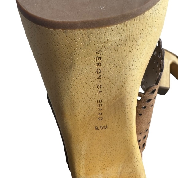 Veronica Beard - Gaynor Slip On Platform High Heel Sandals Sz 9.5 - Picture 8 of 10